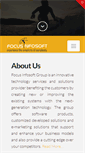 Mobile Screenshot of focusinfosoft.com